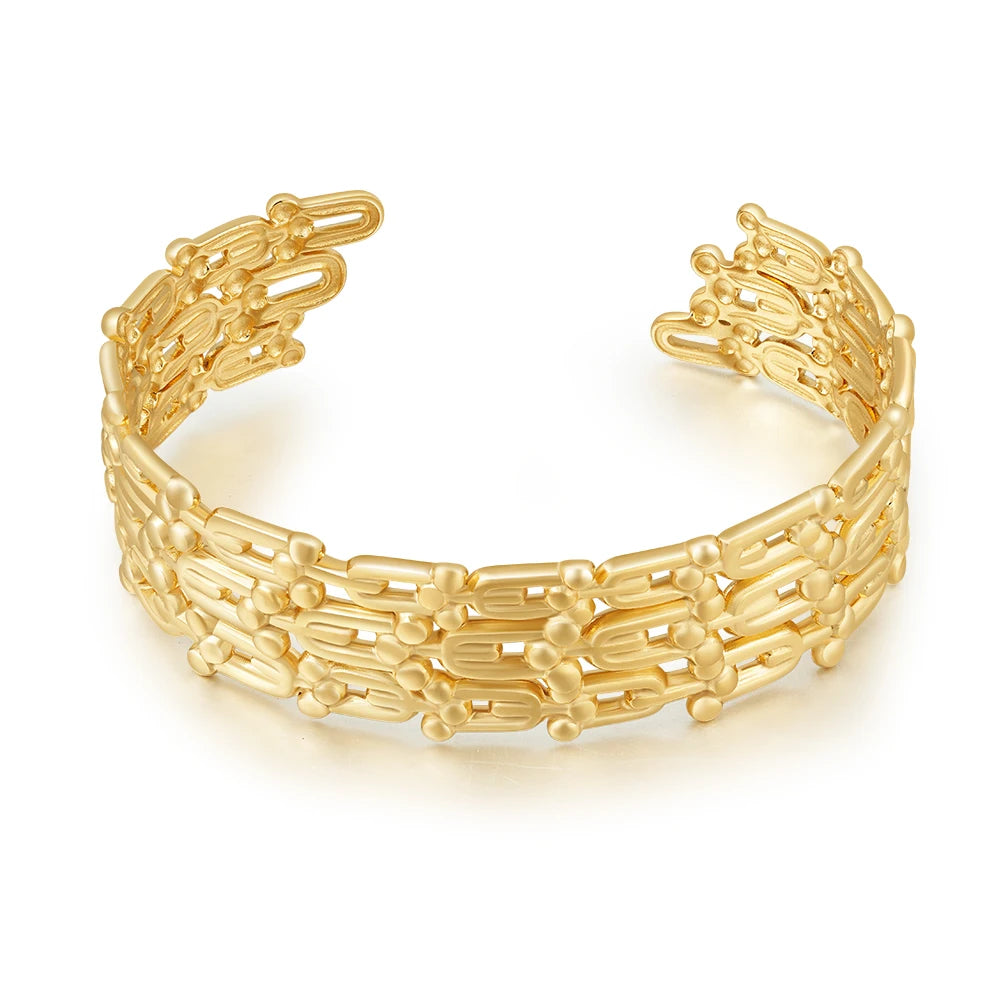 Chainlink Cuff Bangle