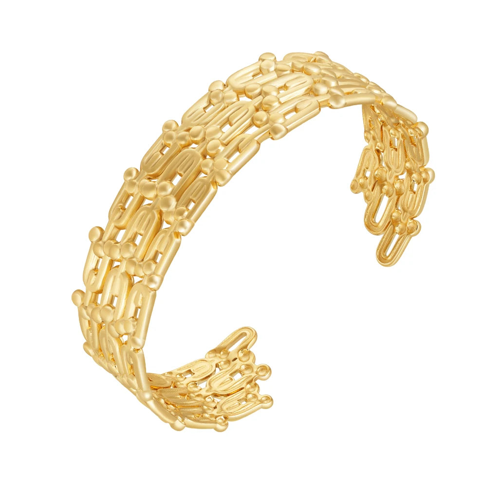 Chainlink Cuff Bangle