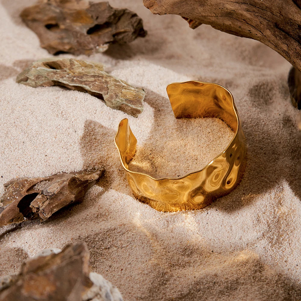 Adjustable Wide Cuff Bangle