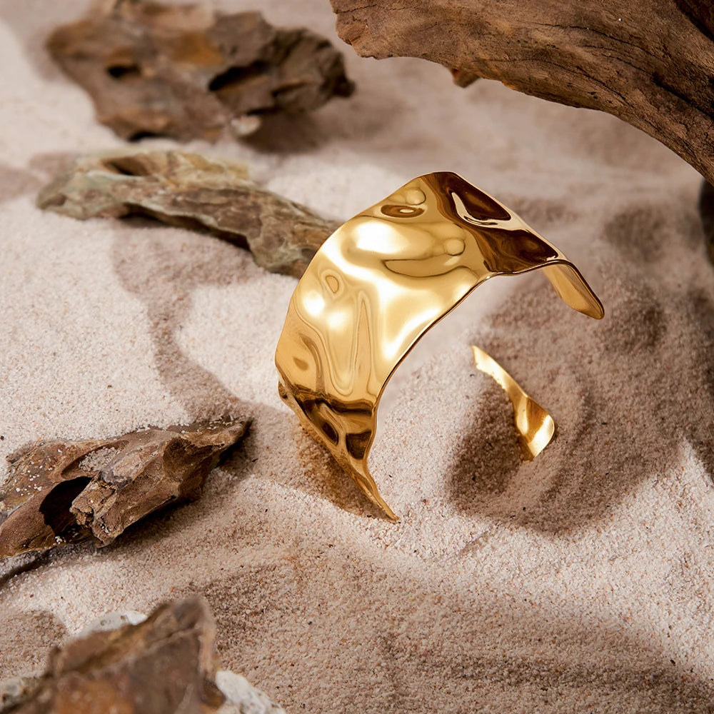 Adjustable Wide Cuff Bangle